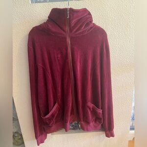 Juicy Couture Women's Maroon track Jacket